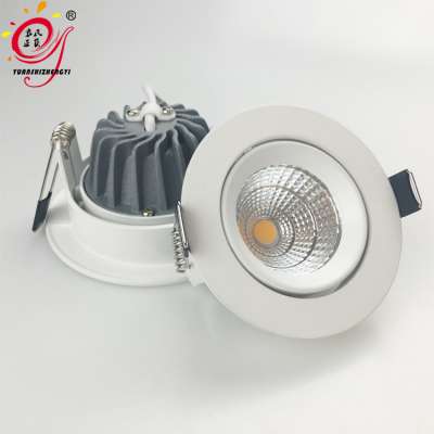 New design 5W die casting aluminum mini recessed cob led downlight