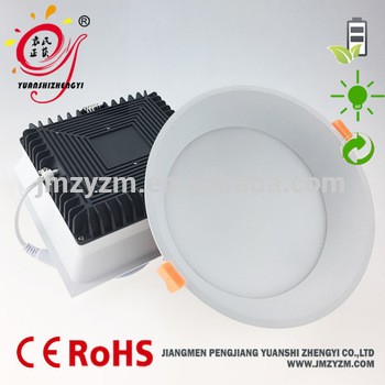 Super bright 15W dimmable SMD 2835 recessed LED downlight