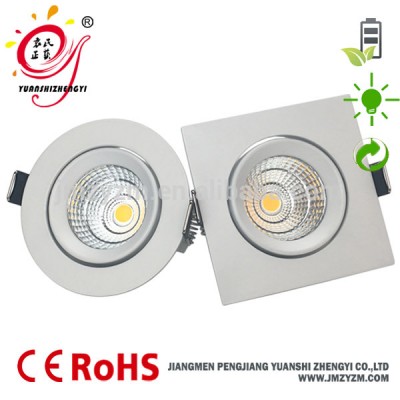 Recessed mini led potlight 10W AC85-265V adjustable angle cob downlight